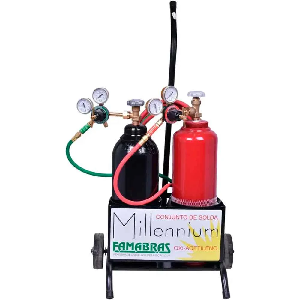 Conjunto Solda Acetileno Oxigenio Cs Ppu 